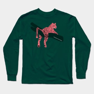 leopard, endangered, cute big cat Long Sleeve T-Shirt